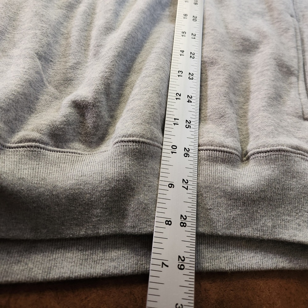 Nautica Mens Grey 1/4 Zip Sweatshirt Pullover Spell Out Logo NS 83 Size XXL - Picture 16 of 16